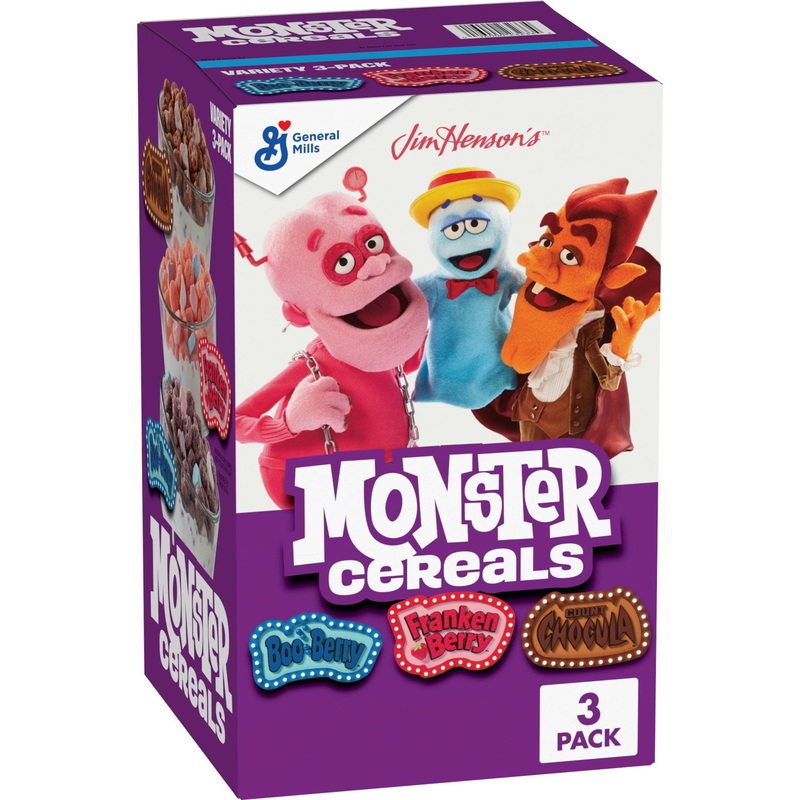 Monsters Muppet Variety Pack Cereal, 31.3 oz., 3 pk.