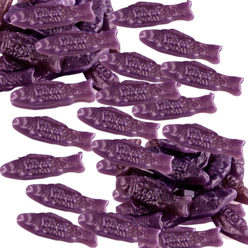 Purple Gummy Fish Nordic Grape 5lb Bag
