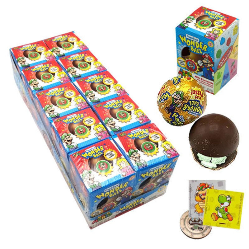 Super Mario Chocolate Wonderball 10 Count