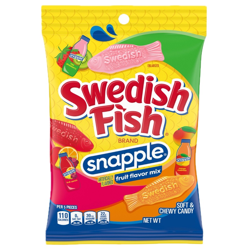 Swedish Fish Snapple Fruit Flavor Mix – 3.59oz