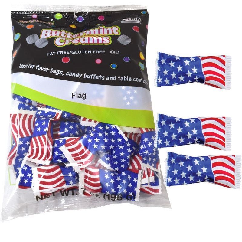 USA Flag Wrapped Mints 56 Count