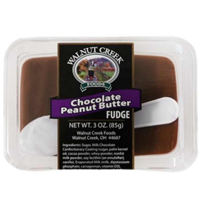 Walnut Creek Chocolate Peanut Butter Fudge Cup 3 oz.