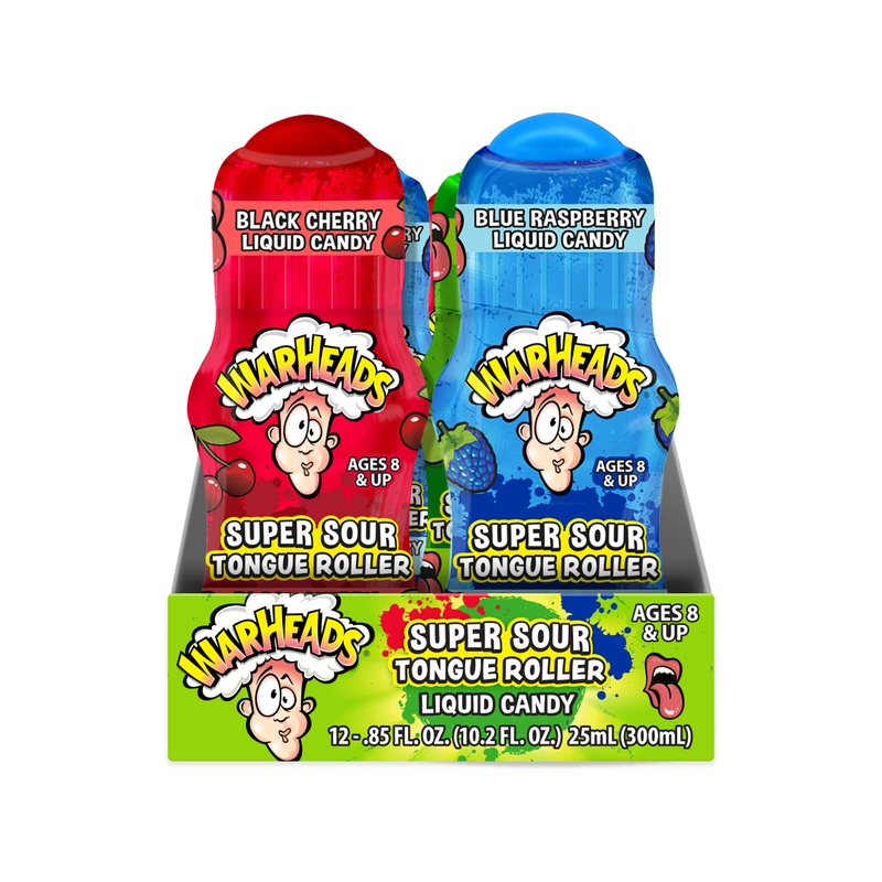 WARHEAD SUPER SOUR TONGUE ROLLERS