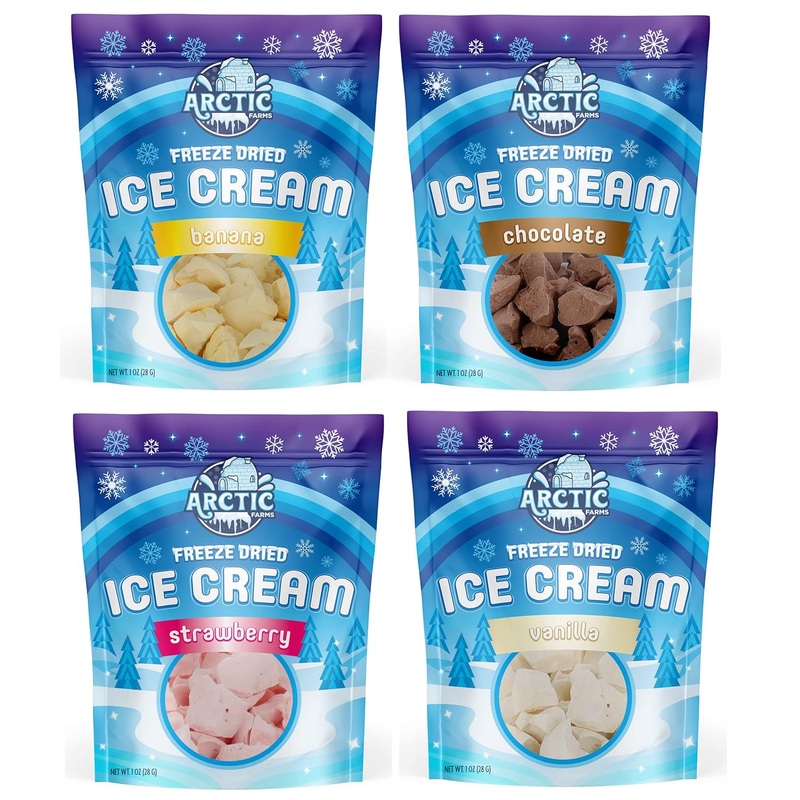Arctic Farms- Freeze Dried Ice Cream Bundle (1oz Bags)