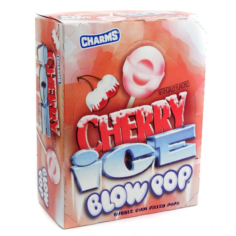 BLOW POPS CHERRY ICE