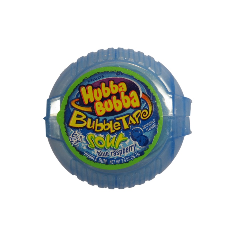 Bubble Tape Sour Blue Raspberry Gum