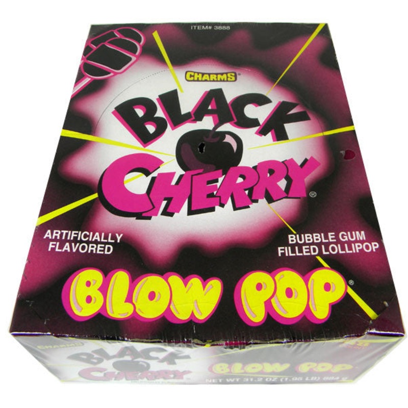 Charms Blow Pop Lollipops – Black Cherry 48 Count