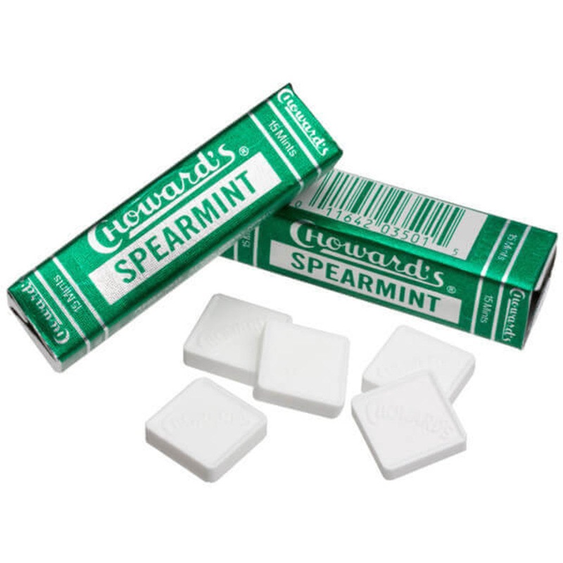 Choward’s Spearmint Mints – 15-Piece Pack