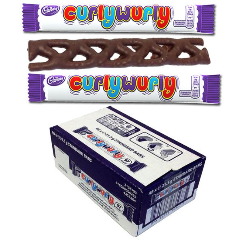 Curly Wurly (Marathon) Candy Bars  48 Count