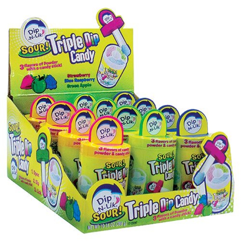 Dip-n-Lik Sour Triple Dip Candy .85 oz.