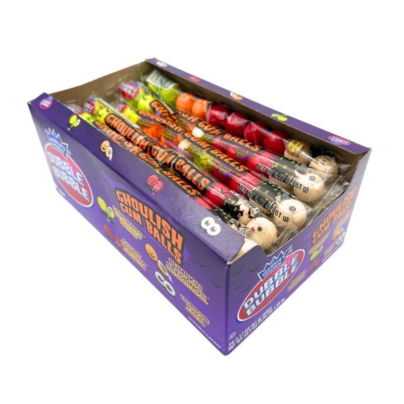 Dubble Bubble Ghoulish Gum Balls – 2.17oz / 24ct