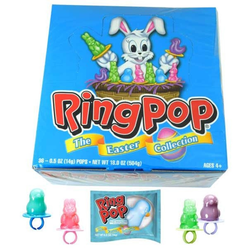 Easter Ring Pops Bunnies & Chicks – 36ct