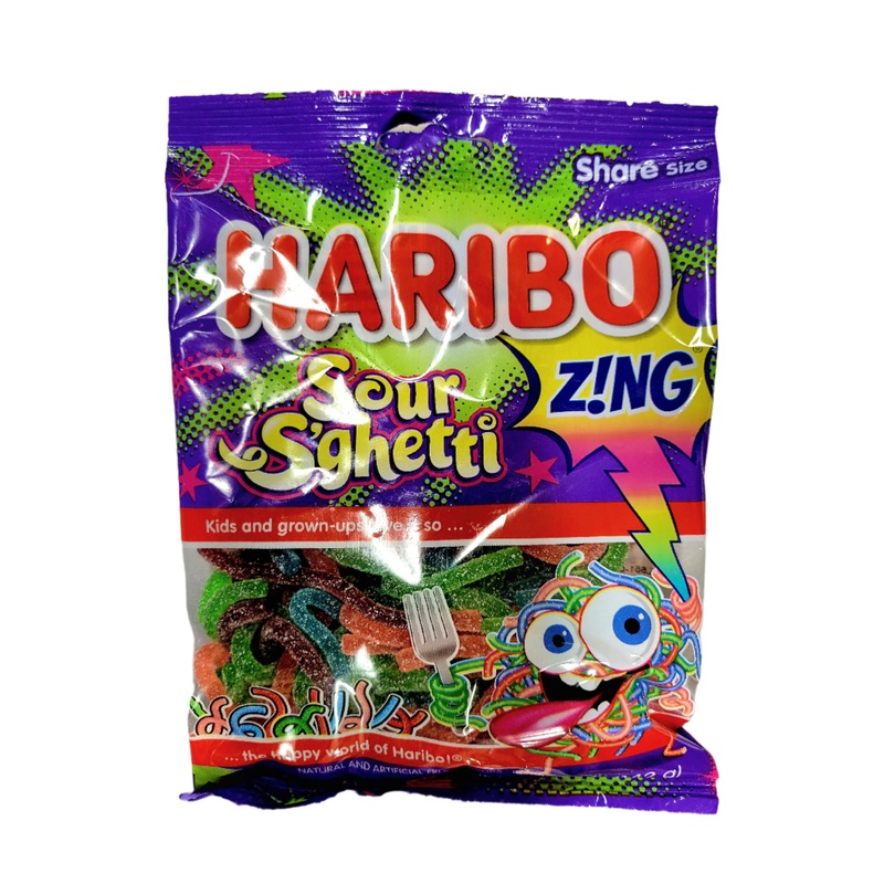 Haribo Sour S’ghetti Peg Bag