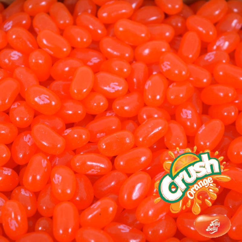Jelly Belly Orange Crush Jelly Beans 10lb Bulk