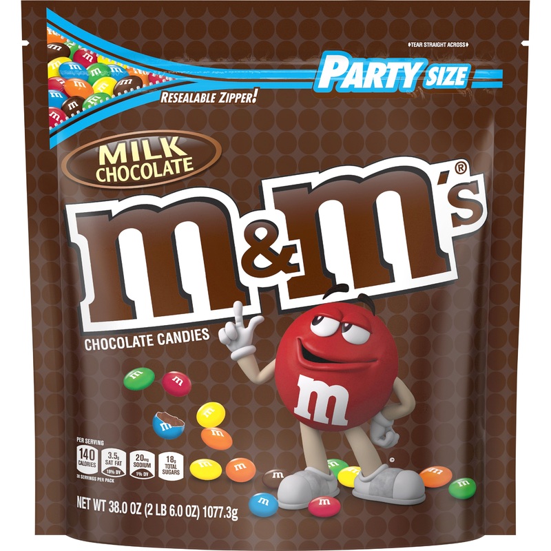 M&M’s Plain 38oz Resealable Bag