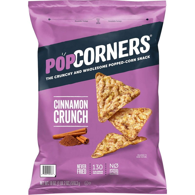 PopCorners Cinnamon Crunch Popped-Corn Snack, 18 oz.
