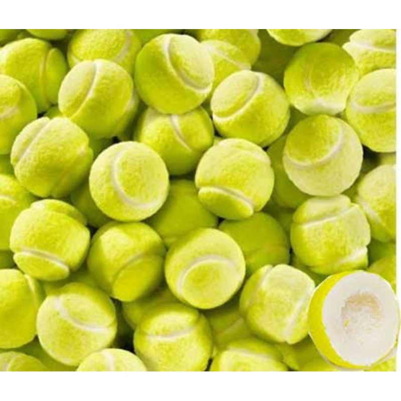 Tennis Ball Bubble Gum Balls 100 Count