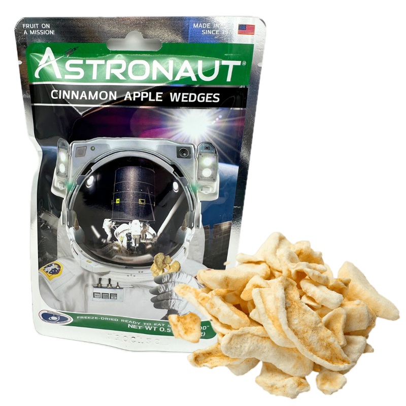 Astronaut Freeze Dried Cinnamon Apple Wedges – 0.5oz