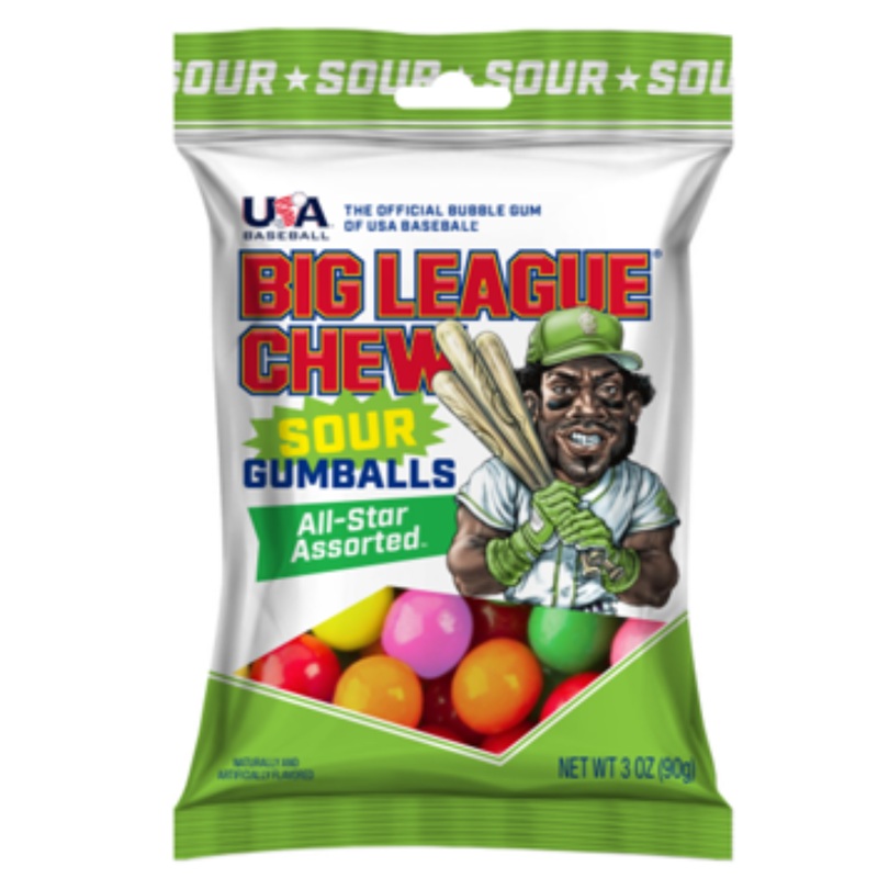 Big League Chew Sour Gumballs – 3oz