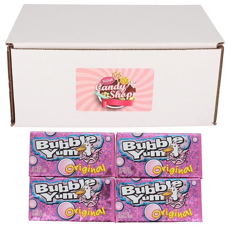 BUBBLE YUM Original Bubble Gum (Pack of 4)
