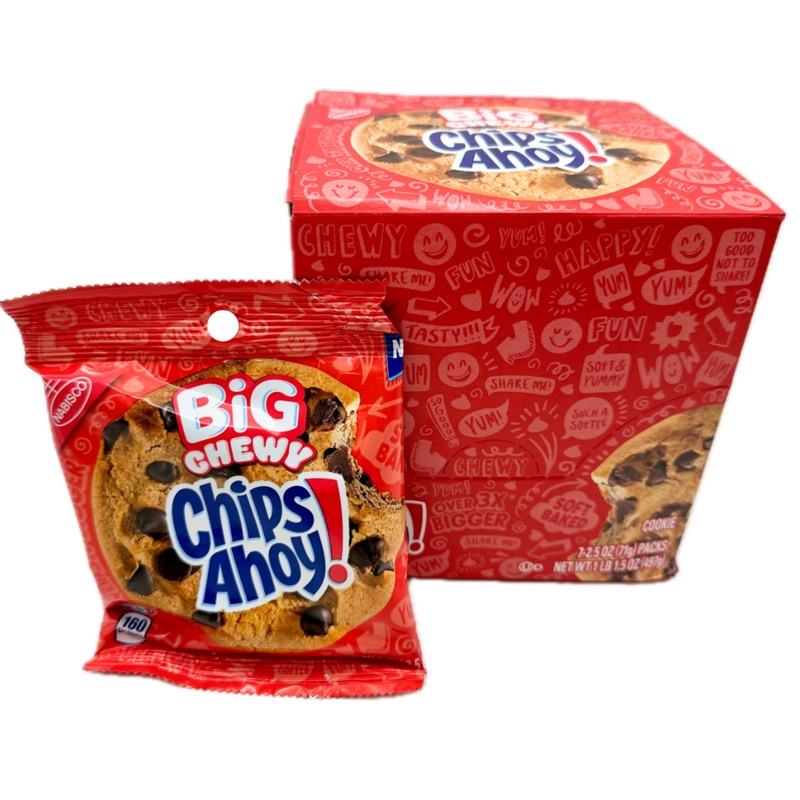 Chips Ahoy! Big Chewy Chocolate Chip Cookies – 2.5oz / 7ct