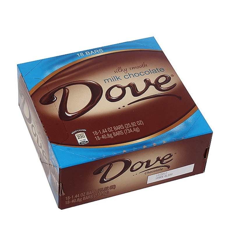 Dove Milk Chocolate – 18/box