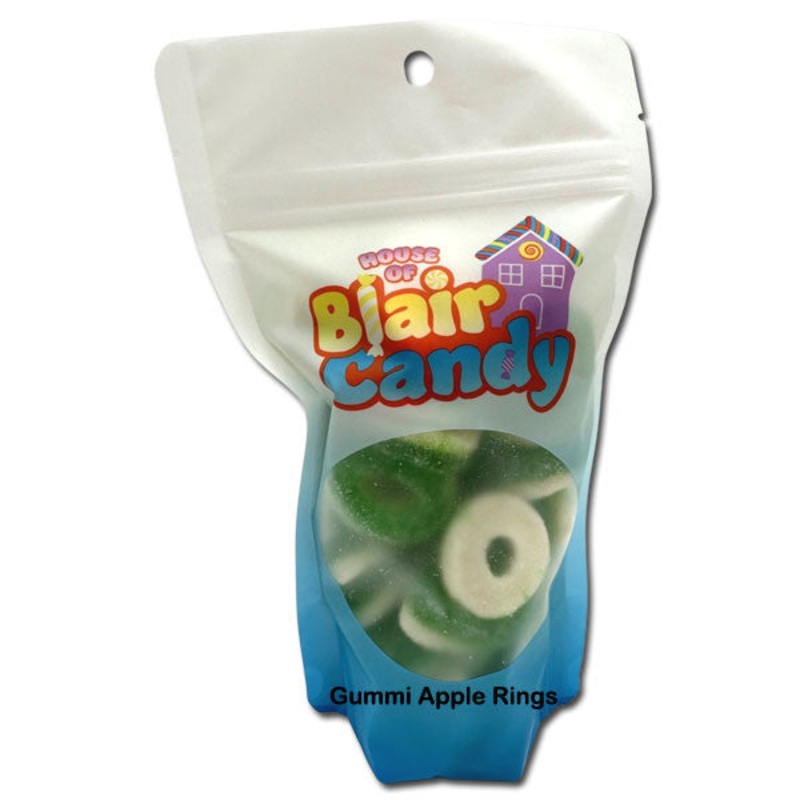 House of Blair Candy Gummi Apple Rings – 10.4oz
