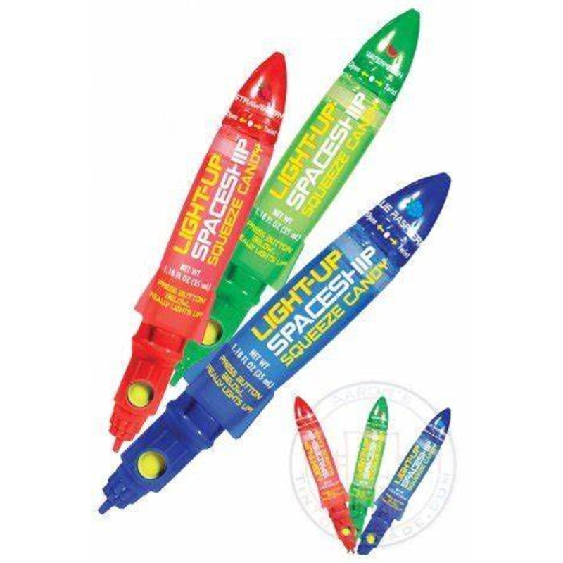 Light Up Spaceship Squeeze Candy