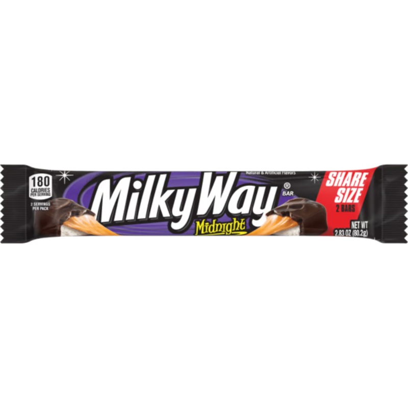 Milky Way Midnight Dark Chocolate Share Size – 2.83oz / 24ct