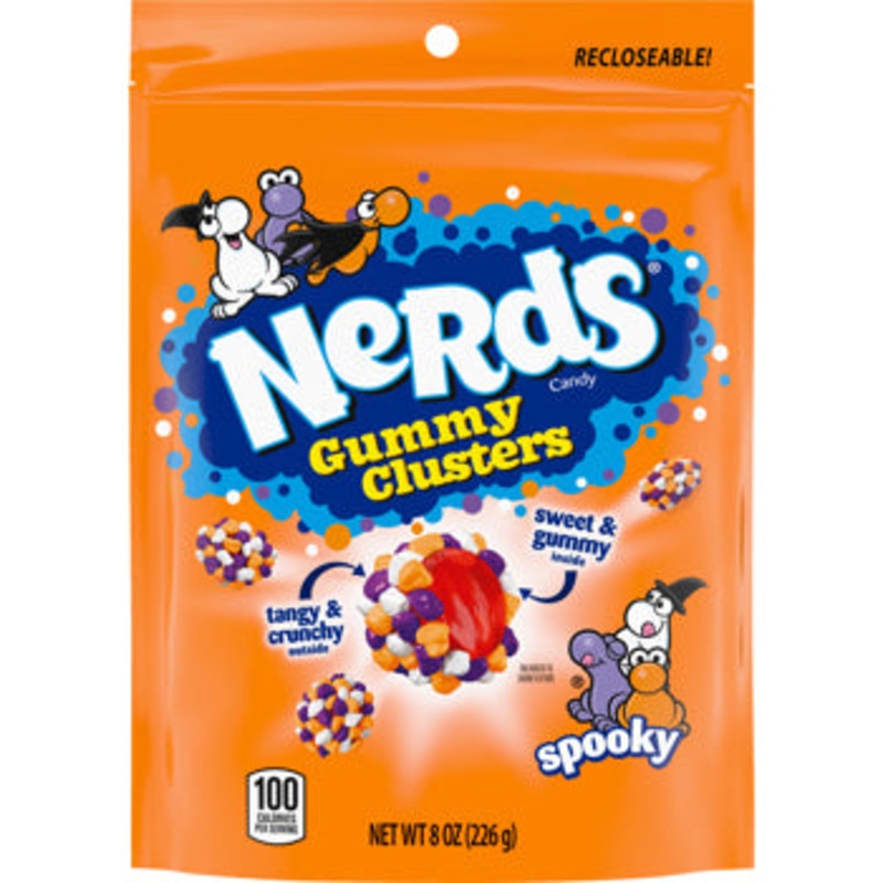 Nerds Spooky Gummy Clusters, Halloween 8oz Resealable Pouch