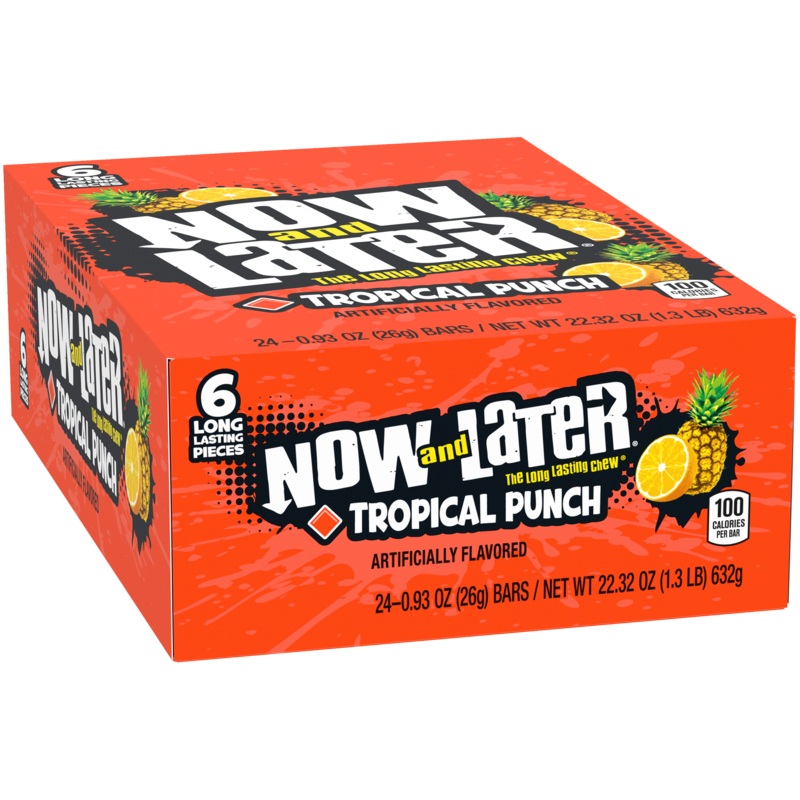 Now and Later Tropical Punch Candy