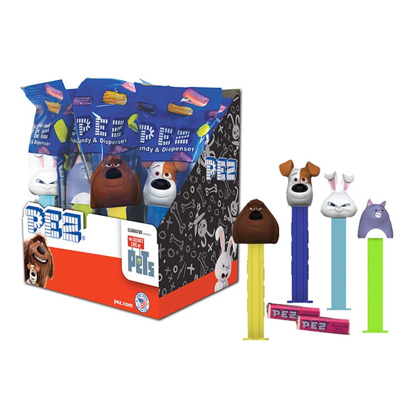 Pez Secret Life Of Pets 12 Count