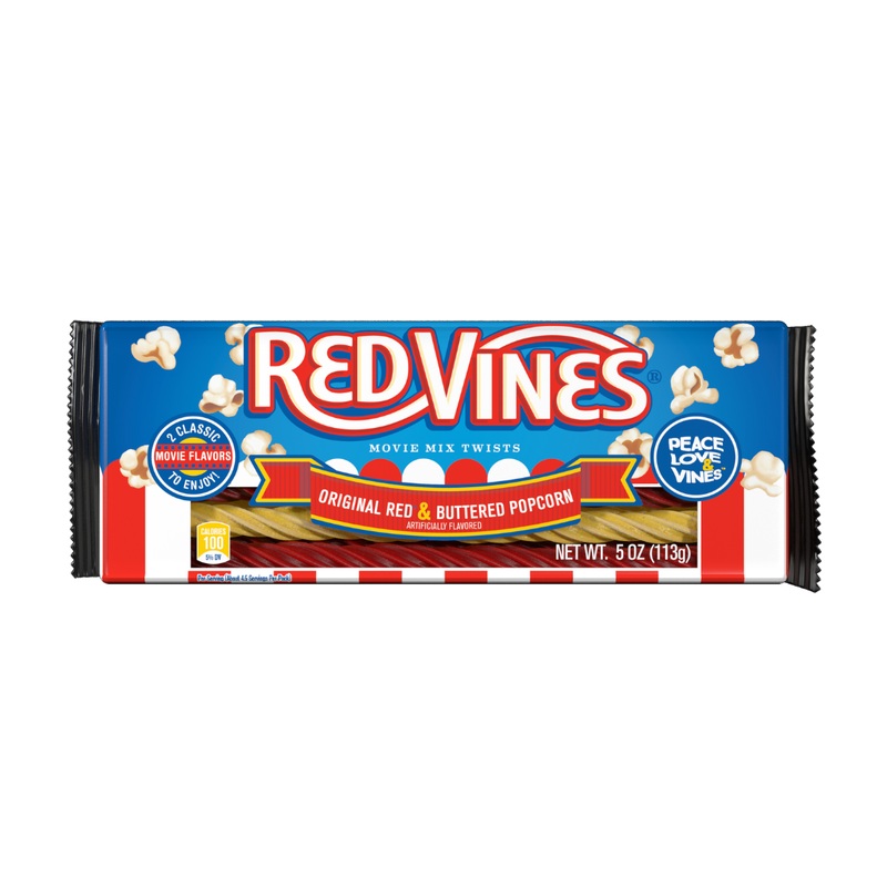 Red Vines Original Red and Buttered Popcorn Twists – 5oz