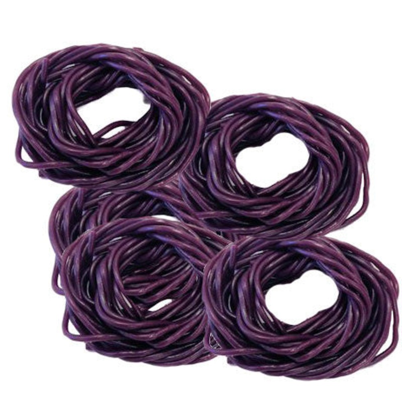 Shoe String Licorice Grape 2lb (100ct)