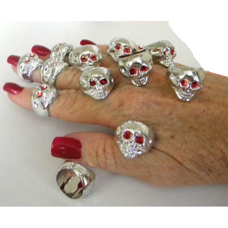 Skull Rings 48ct Bag (Plastic)