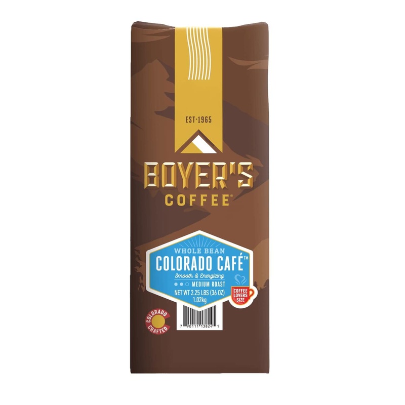 Boyer’s Coffee Colorado Caf Medium Whole Bean, 36 oz.