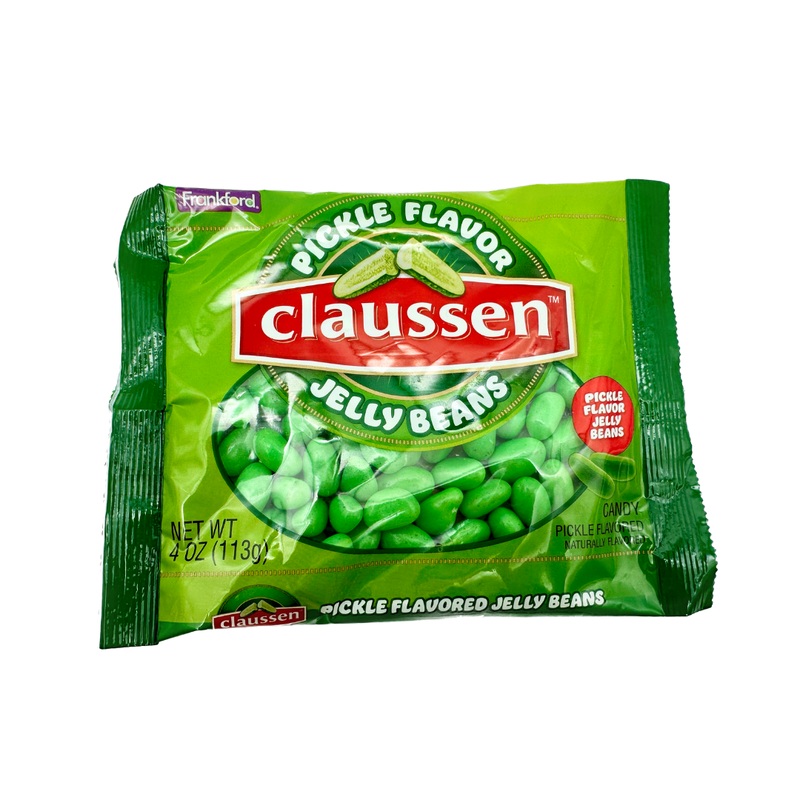 Claussen Pickle Flavor Jelly Beans – 4oz