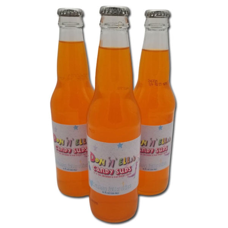 Dom ‘N Ella’s Orange Jelly Slice Soda Suds – 12oz 24 Count