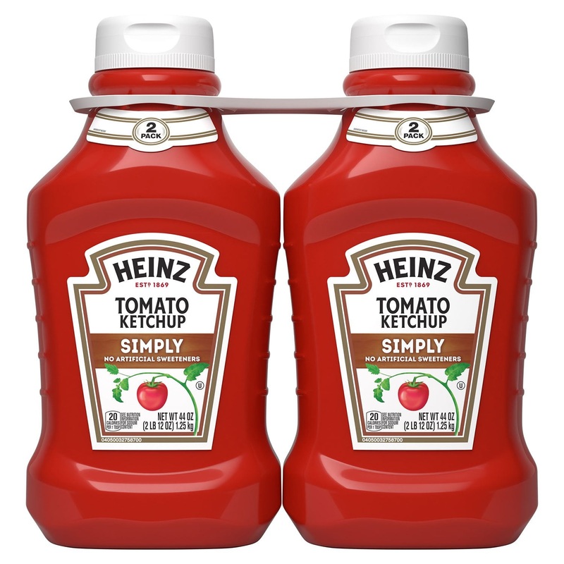 Heinz Simply Tomato Ketchup, 44 oz., 2 pk.