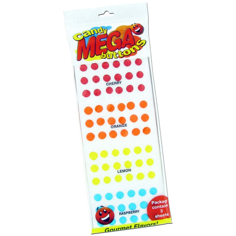 Mega Candy Buttons Sheets 24ct