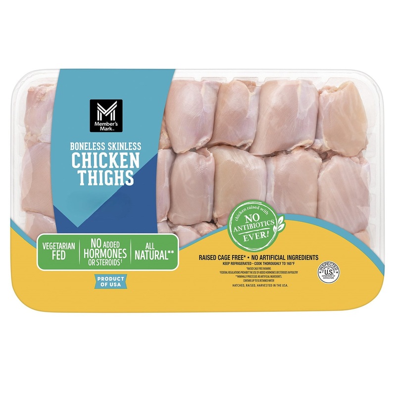Member’s Mark Boneless and Skinless Chicken Thighs, priced per pound