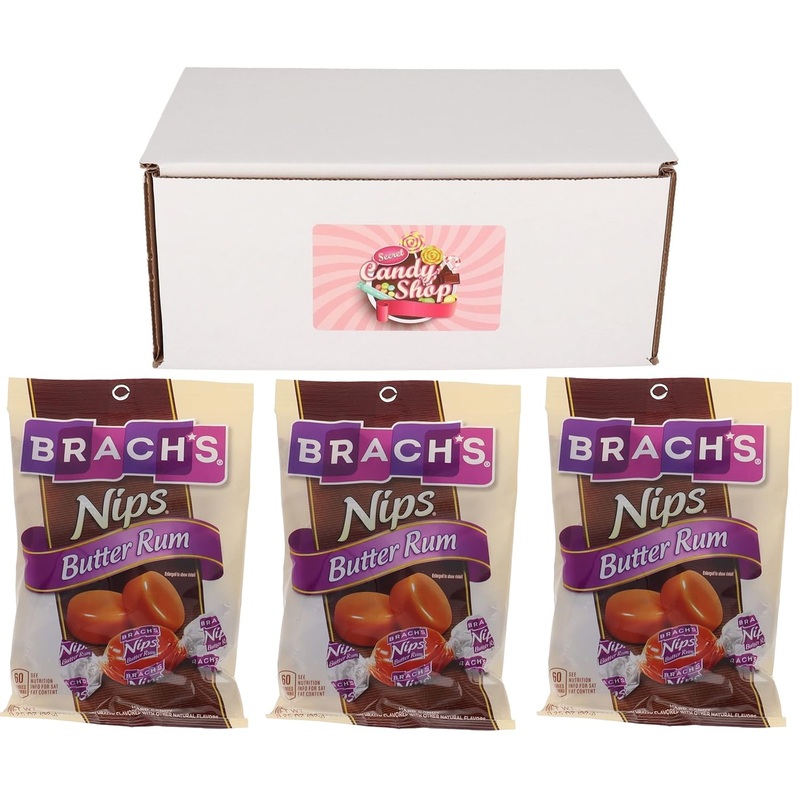 Nips Hard Candy (Butter Rum) Peg Bags
