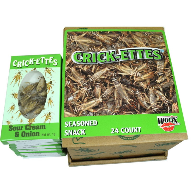Real Cricket Snacks 24 Count Sour Cream Onion