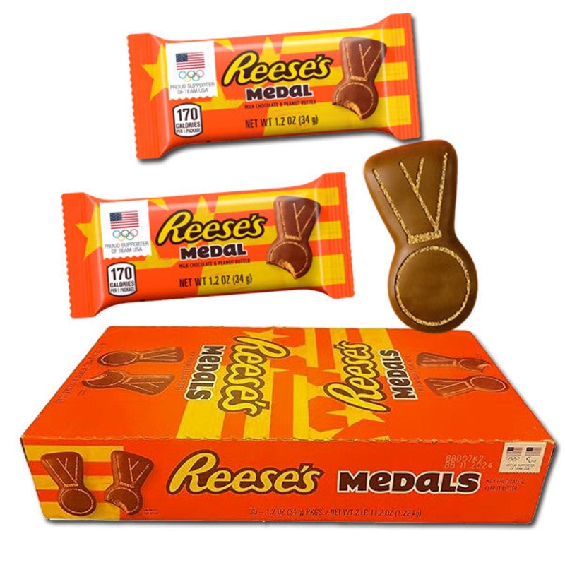 Reese’s Milk Chocolate Peanut Butter Medals – 1.2oz / 36ct