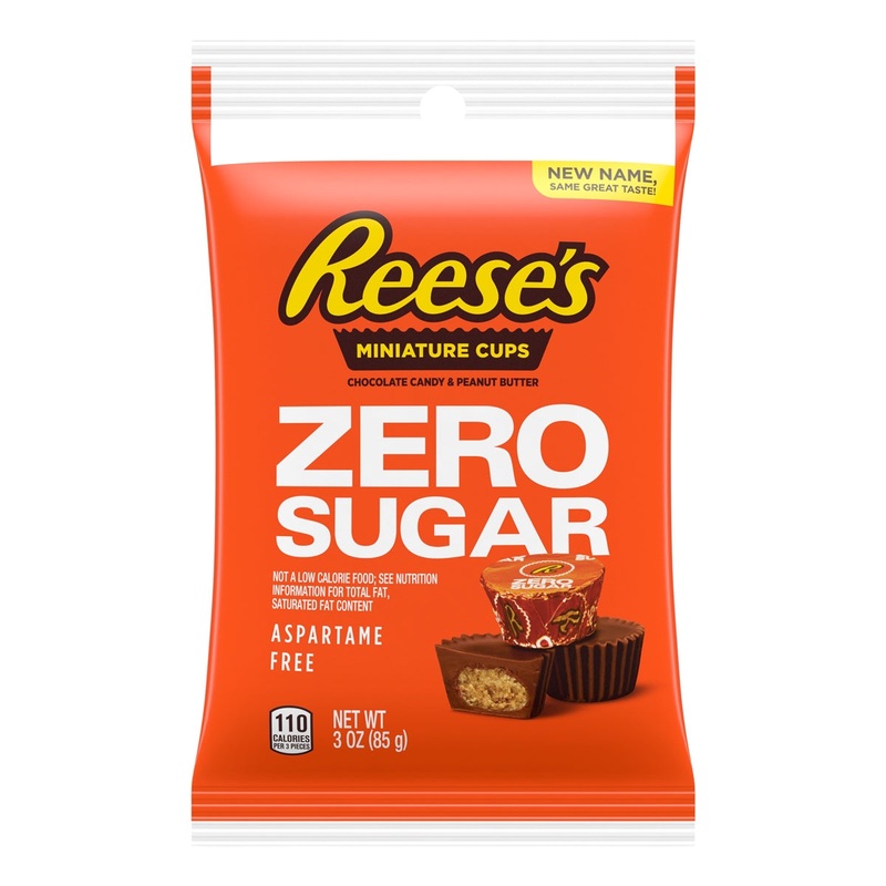 Reese’s Sugar Free Mini Peanut Butter Cups 3oz Bag