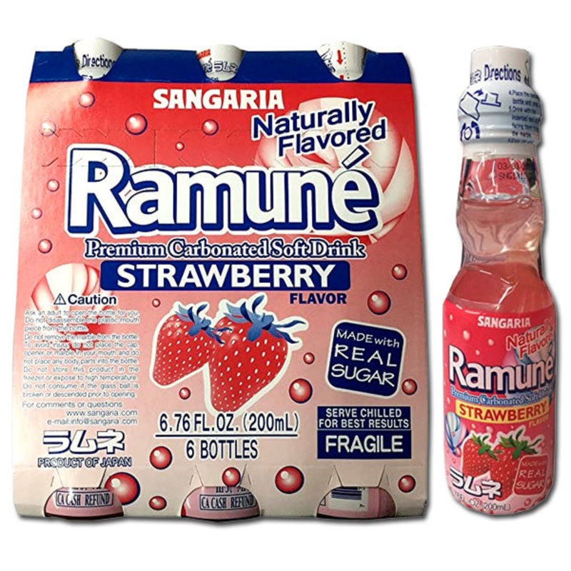 Sangaria Strawberry Ramun – 6.76oz 6ct