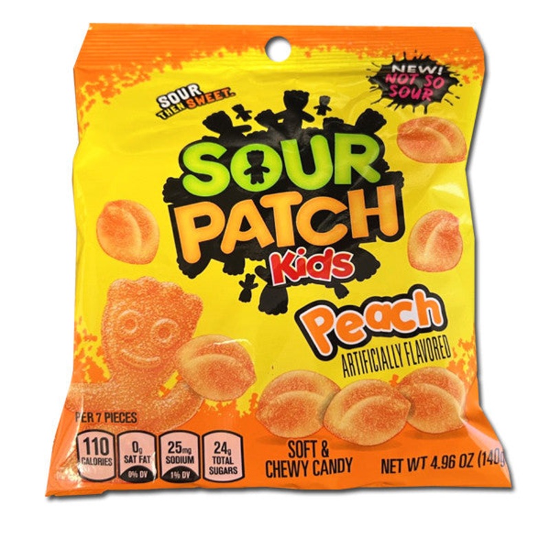 Sour Patch Peaches 4.96oz Bag