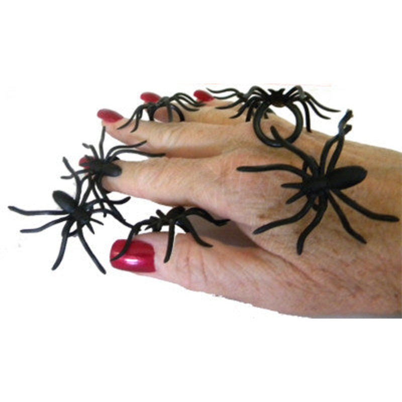 Spider Rings 48ct Bag (Plastic)