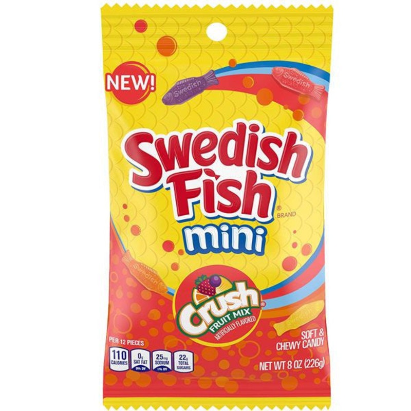 Swedish Fish Crush Assorted 8oz Bag