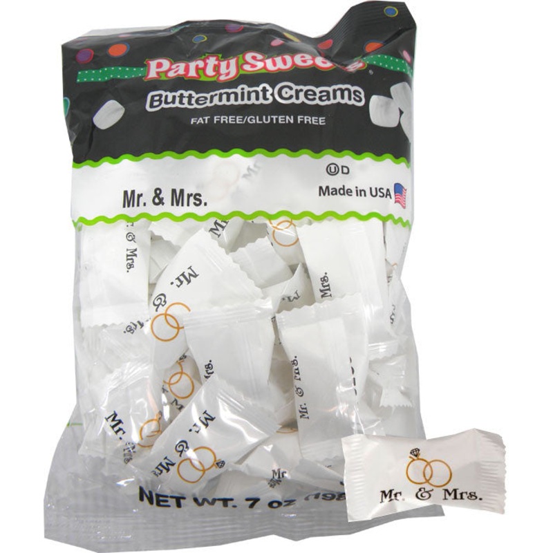 Wedding Mints Mr&Mrs Design 56 Count